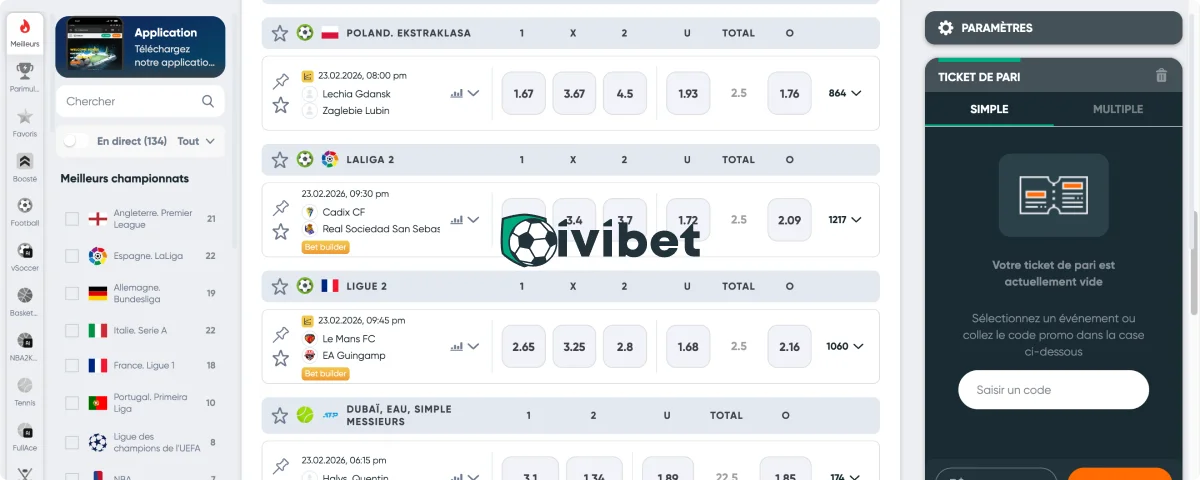 IviBet Online-Wetten